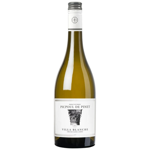 Bottle of Villa Blanche Picpoul de Pinet, Languedoc white wine, 75cl